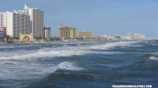 Vista de Daytona Beach a partir do pier