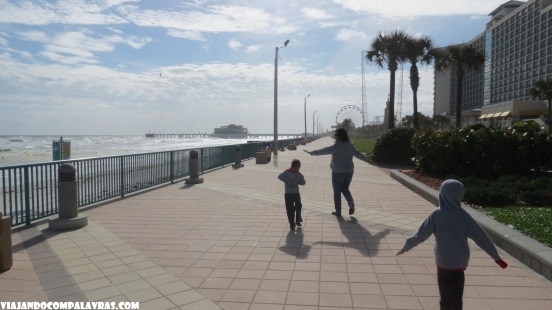 Passeando no Boardwalk Daytona Beach Flórida