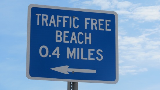 Tráfego livre na praia de Daytona Beach Flórida